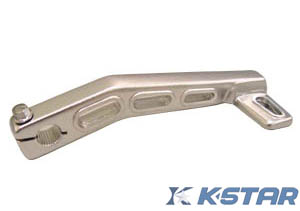 AEROX KICK STARTER LIGHTER TYPE SILVER