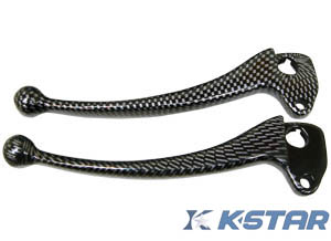 P150X LEVER L/R CARBON FOR DRUM BRAKE USE