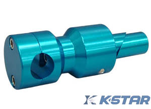 RUNNER HANDLEBAR STEM BLUE ANODIZED