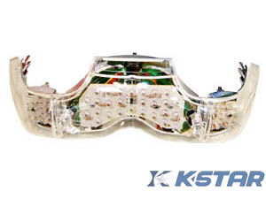 RUNNER II N/M TAIL LAMP- COLORLESS LED RUNNER W/ E MARK