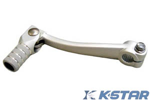 DRAC GEAR PEDAL MATTED-SILVER W/DERBY KEY