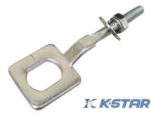 KS50 CHAIN ADJUSTER LEFT SIDE ROUND HOLE