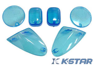 SR50 BLUE LENS SET 6PCS/SET