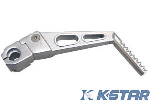 AM6 KICK STARTER W/ HOLE SILVER