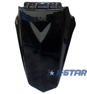 TAPA SUPERIOR TRASERA DERBI SENDA C/PP NEGRO