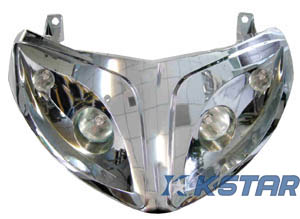 SPEEDFIGHT II 2006 HEAD LAMP CHROME W/O E-MARK