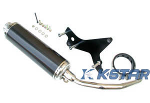 KYMCO GRAND DINK / B W / YUP 250 CARBON MUFFLER