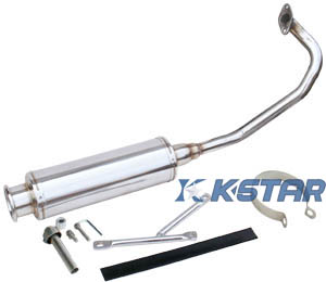 SUZUKI ADDRESS V125 STAINLESS MUFFLER