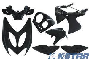AEROX BODY PARTS 7PCS/SET BLACK