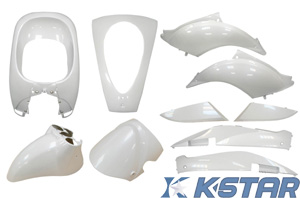 MIO BODY PARTS WHITE METALLIC