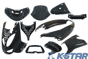 SR50 BODY PARTS W/ PAINTING BLACK