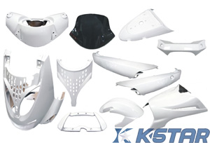 SR50 BODY PARTS W/ PAINTING WHITE