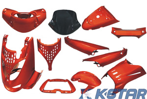 SR50 BODY PARTS W/ PAINTING AMBER