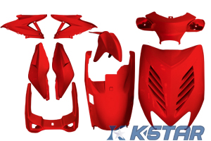 AEROX BODY PARTS II W/ PAINTING RED