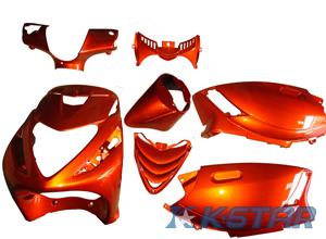ZIP BODY PARTS 7PCS/SET AMBER