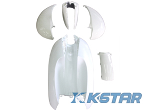 SCOOPY (AF55) BODY PARTS W_ PAINTING WHITE