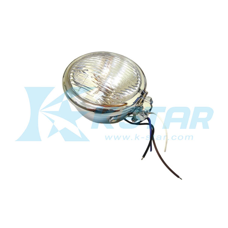BATES HEADLIGHT W/MAIN - DIP BEAM BOTTOM MOUNT