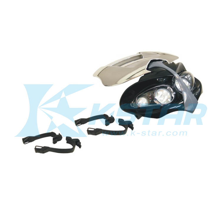 UNIVERSAL HEAD LAMP CHROME