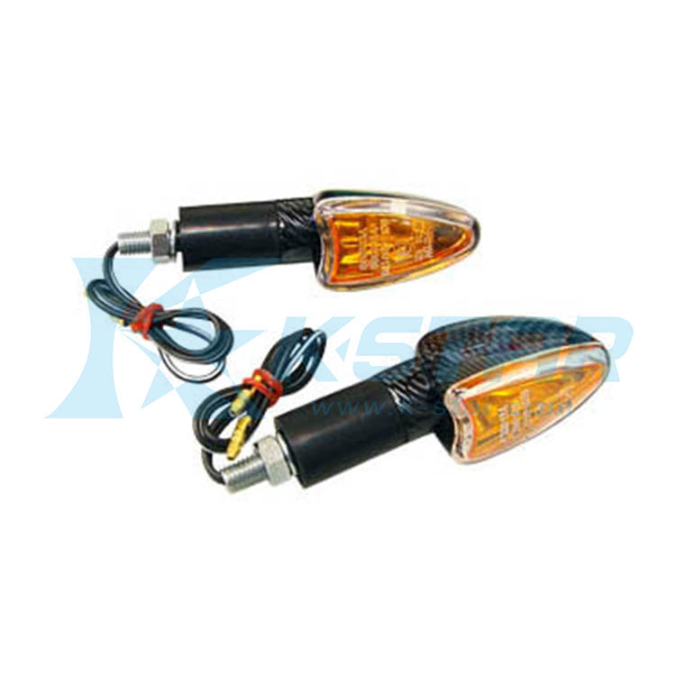 ARROW FLASHER W/TRANSPARENT LENS;CARBON LONG