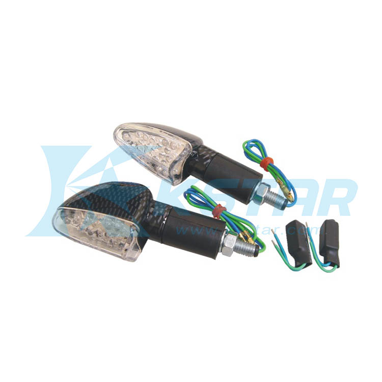 LED INDICATOR WITH TRANSFORMER (E-MARK) CARBON BASE; LONG STEM