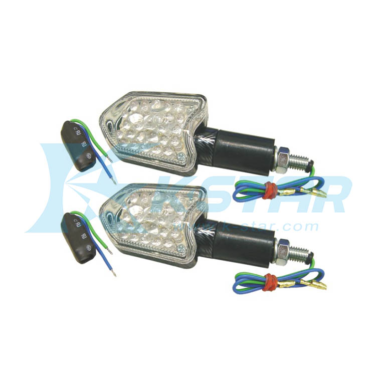 INDICATOR CARBON BASE+WHITE LENS LONG STEM; LED E-MARK W/TRANSFORMER