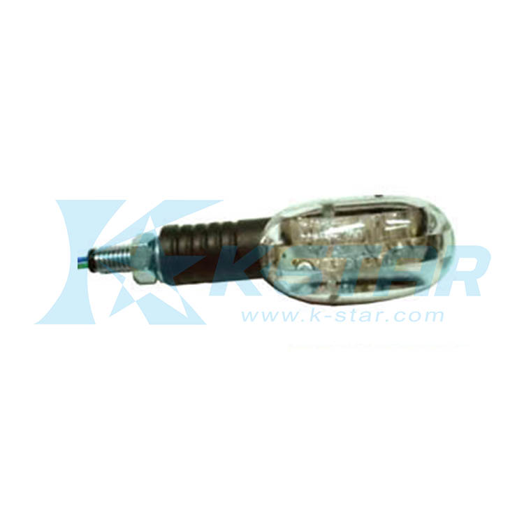 UNIVERSAL INDICATOR W/TRANSPARENT LENS BLACK BASE SHORT LED