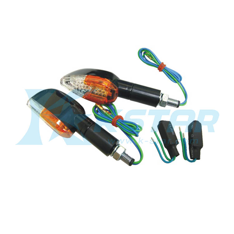 LED INDICATOR TRANSFORMER (E-MARK) BLACK BASE; LONG STEM