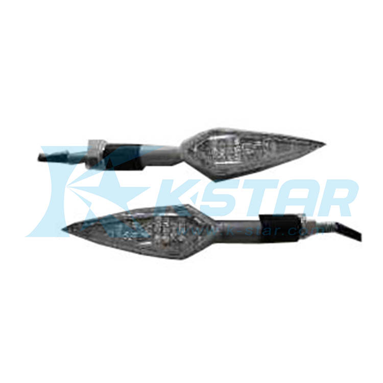 INDICATOR LED TYPE W/ CHROME (ZINC) BASE; CLEAR LENS; LONG STEM