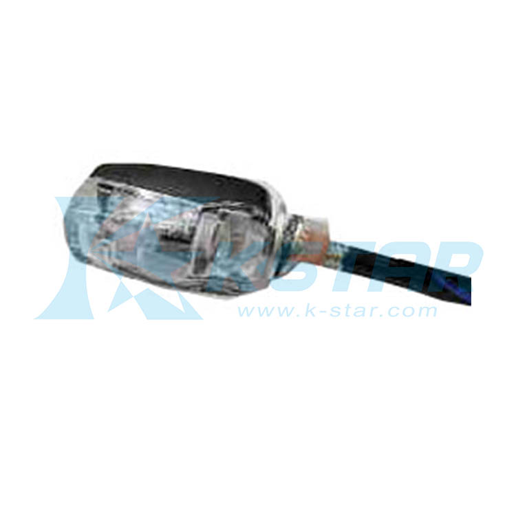 INDICATOR LED TYPE W/ BLACK (PLASTICS) BASE; CLEAR LENS; SHORT STEM