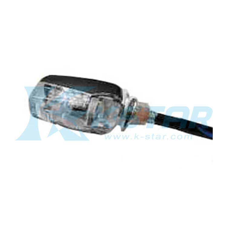 INDICATOR LED TYPE W/ BLACK (PLASTICS) BASE; CLEAR LENS; SHORT STEM