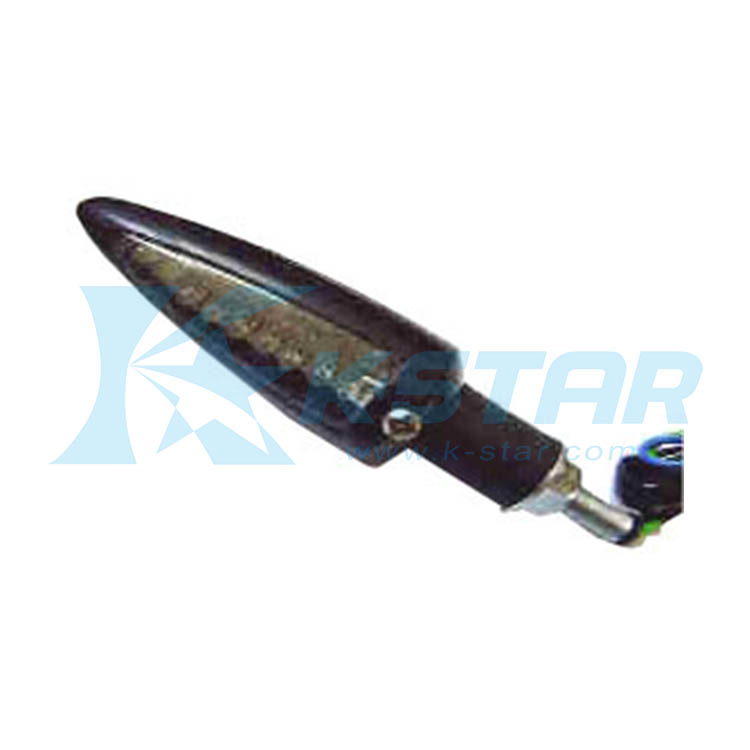 INDICATOR LED TYPE W/ BLACK BASE; CLEAR LENS; SHORT STEM