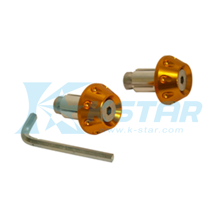 BAR END GOLD FITTING SIZE 18MM