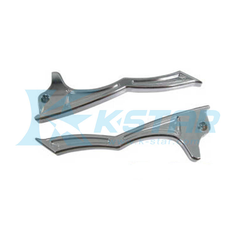 LEVER CHROME W/ ENGRAVED PATTERN ON TWO SIDES