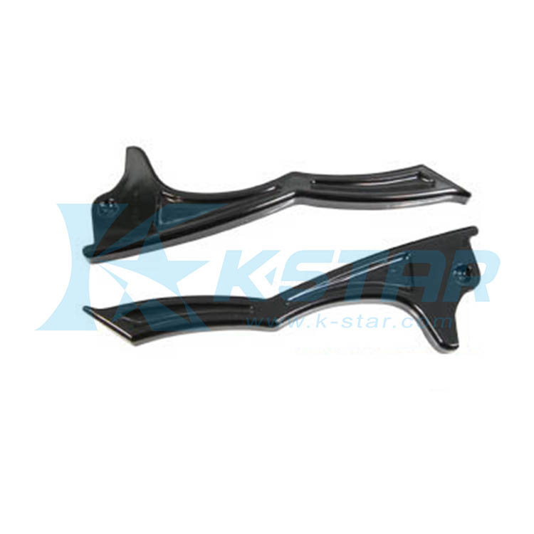 LEVER ANODISED MATT BLACK W/ ENGRAVED PATTERN ON TWO SIDES