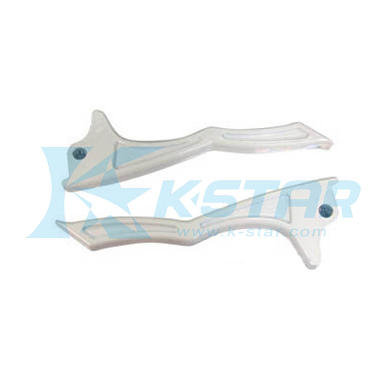 LEVER PAINTING WHITE W/ ENGRAVED PATTERN ON TWO SIDES