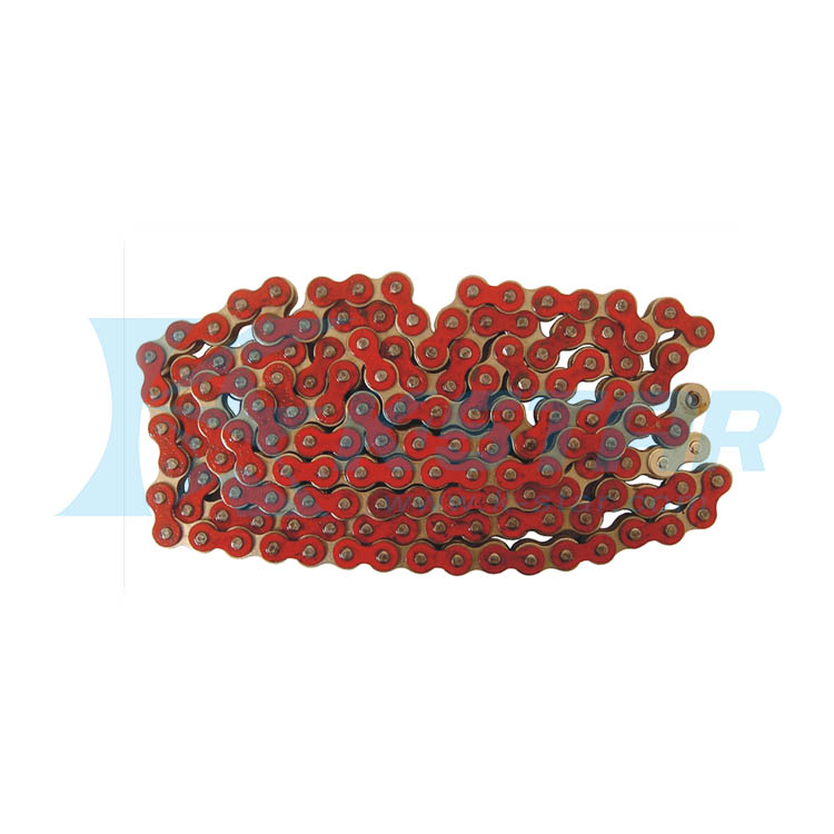 CHAIN 420X140L RED / SILVER