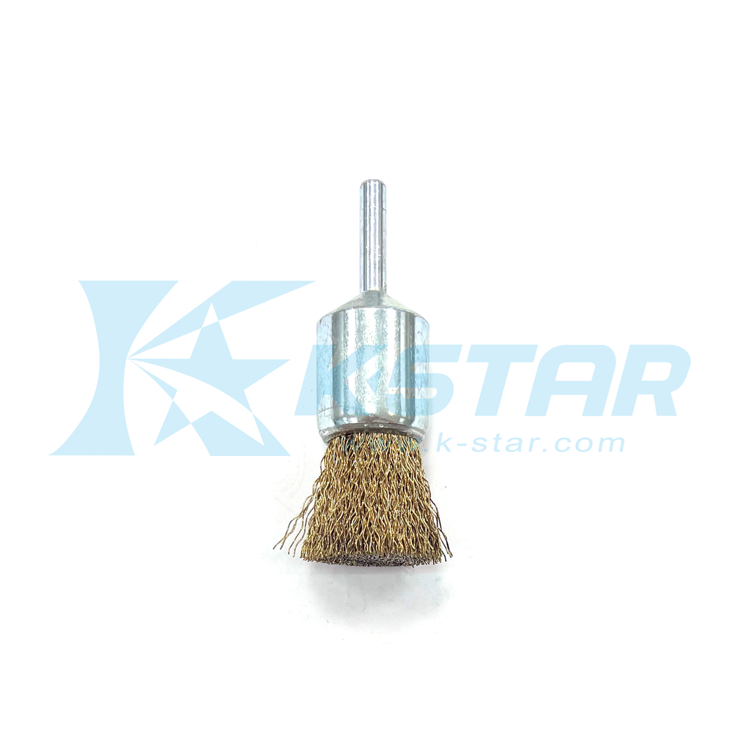 BRASS COATED END BRUSHERS Φ1", SHANK: 6MM