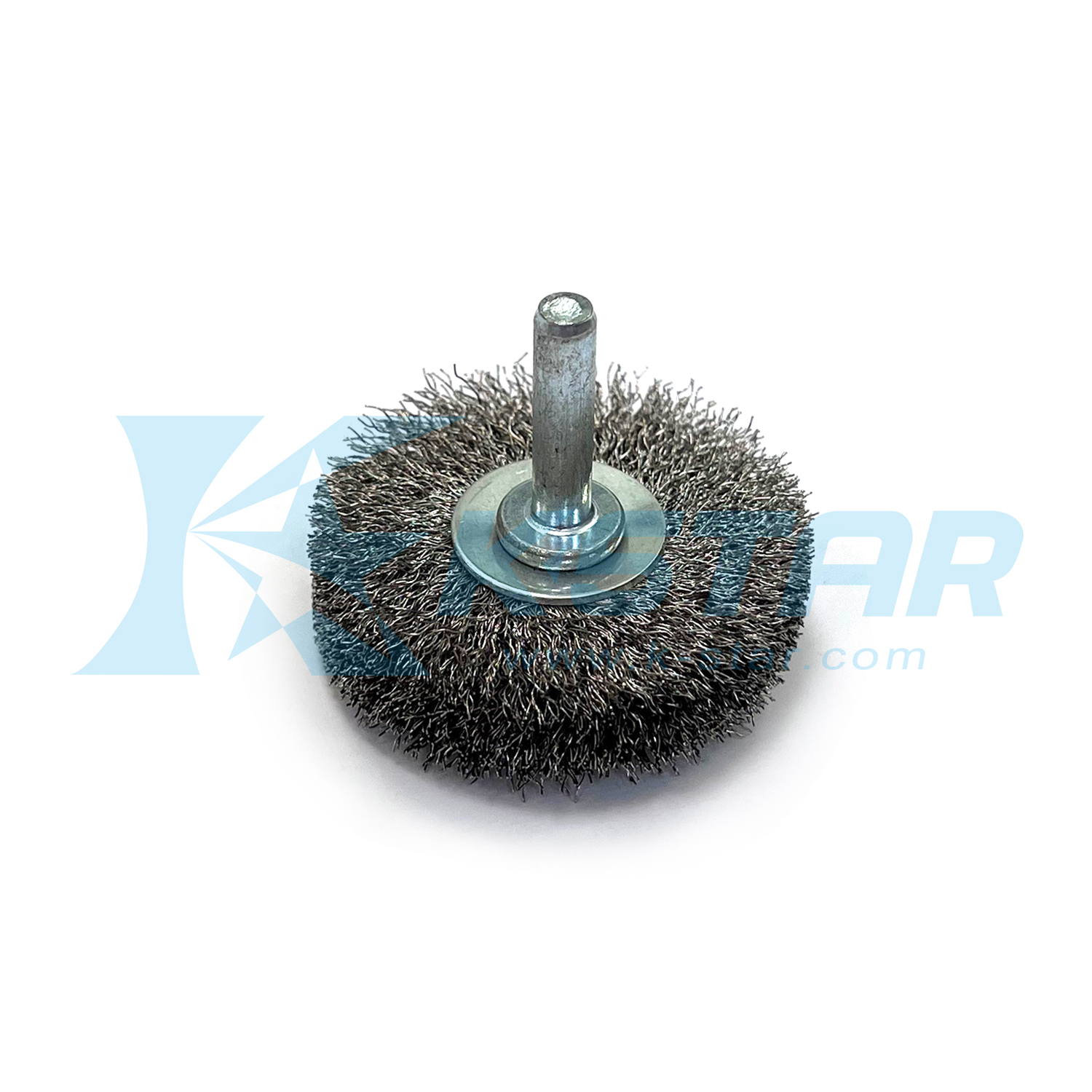 WHEEL TYPE BRUSH SHANK 6mmx2"