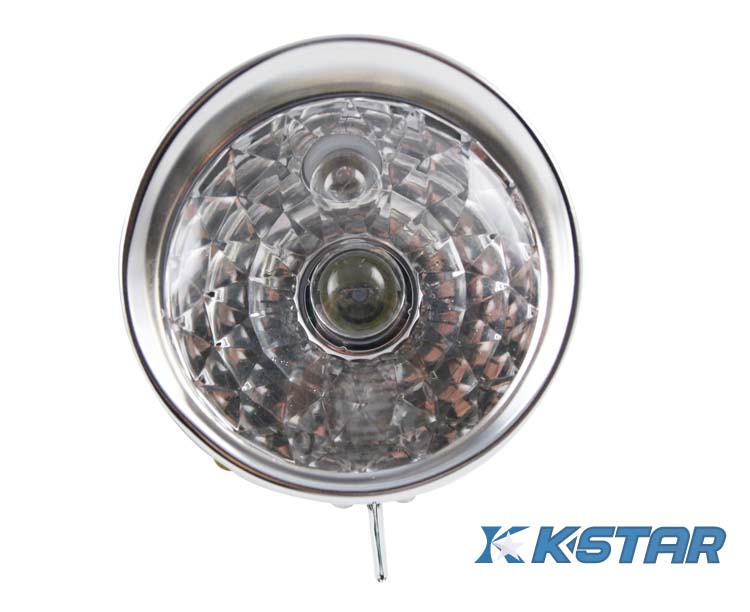 HEAD LAMP W/ TWO BULBS, 12V 6W, 6V 3W
