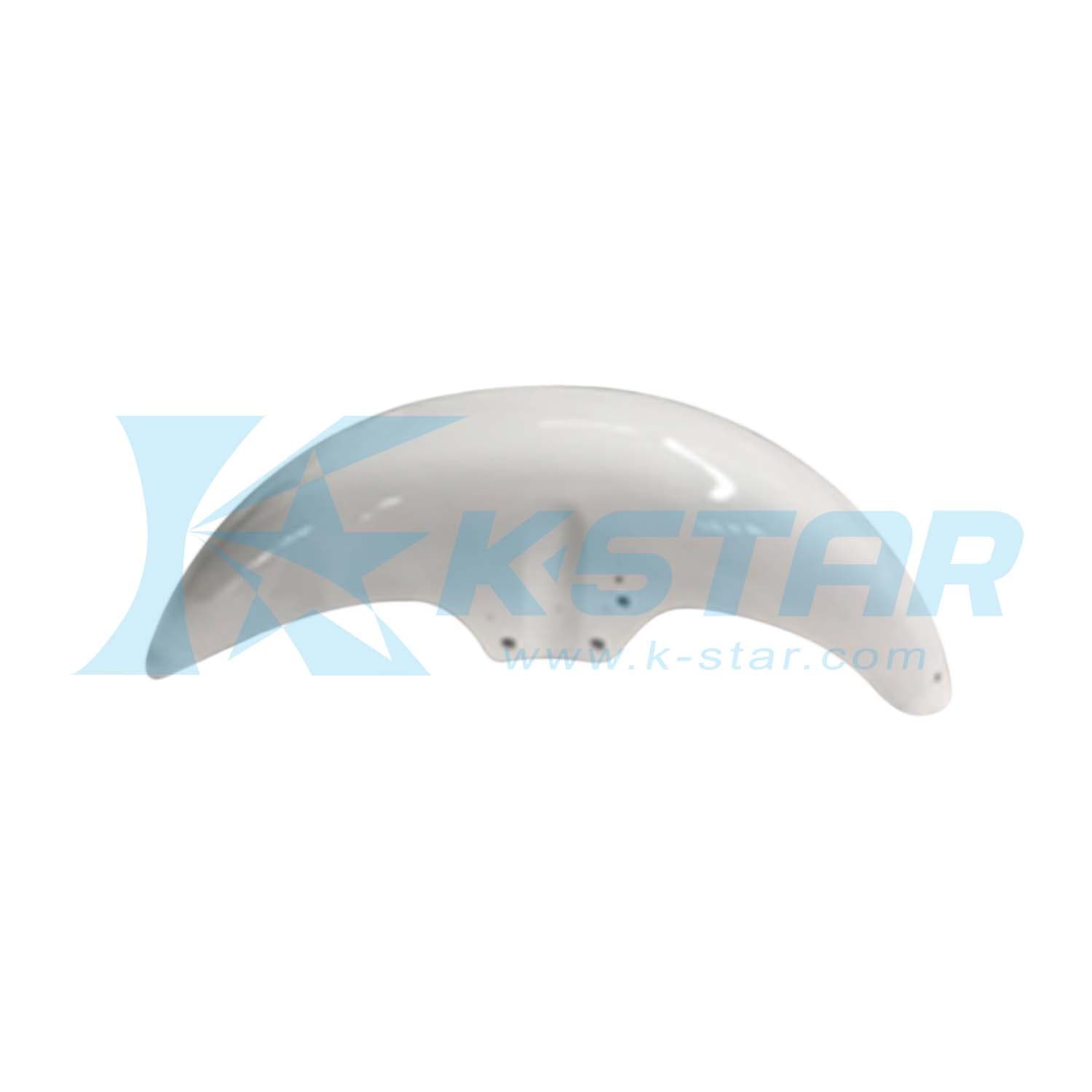 BAJAJ BM 150 FRONT FENDER WHITE