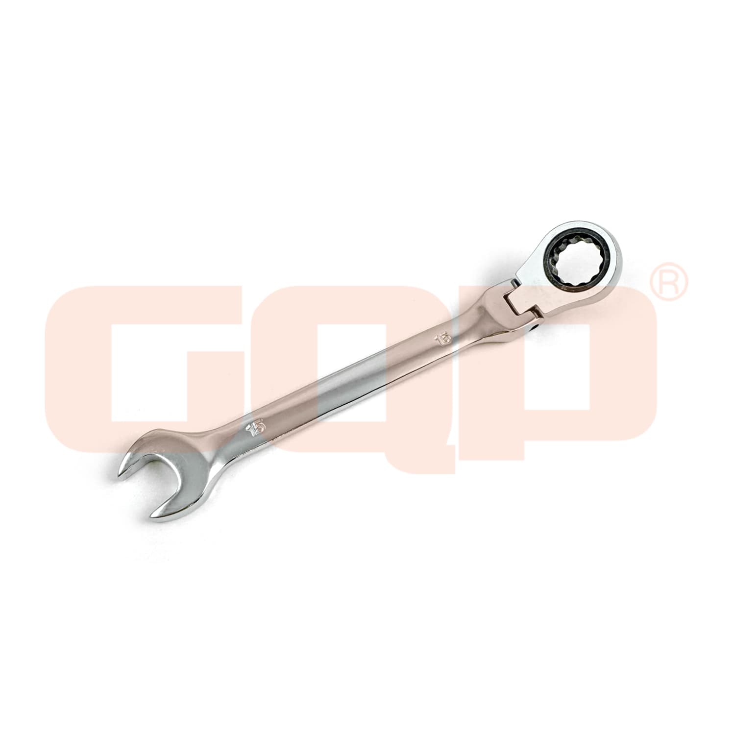 ONE-WAY FLEXIBLE 72 TEETH RATCHET WRENCH 15 MM
